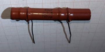 Kondensator rurkowy 68pF 7kV 20%