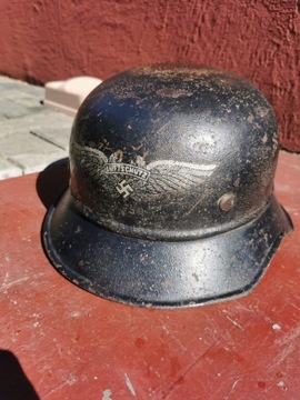 HELM NIEMIECKI LUFTSCHUTZ GLADIATOR KOMPLETNY