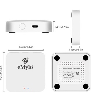 eMylo Bezprzewodowa brama ZigBee i Bluetooth Smart