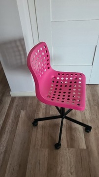 Krzesło Ikea Skalberg Różowe
