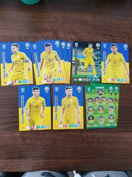 Karty Panini Euro 2020 UKRAINA