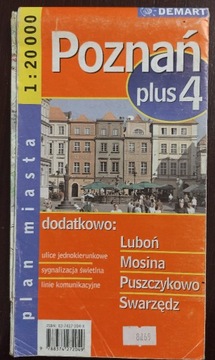 Poznań plan miasta Demart 2006