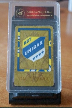 Złota karta kolekcjonerska KST UNIBAX