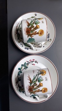 filiżanki kubeczki Villeroy&Boch vintage botanika