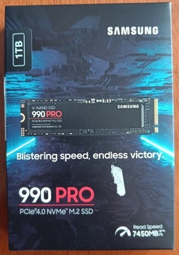 Dysk SSD 1 TB Samsung 990 PRO MZ-V9P1T0BW