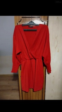 Burgundowa sukienka mohito rozmiar xs pasuje na s