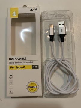 Kabel ładowarka typu C / USB 2.4A