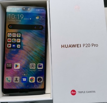 Huawei P20 pro, całkiem fajny komplet i gratisy. 6/128Gb Ram 