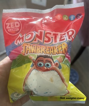 Monster Jaw Breaker 240g zed candy z Australii
