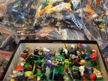 Lego ponad 500g na wagę + Prezent: 2 figurki Lego