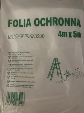 Folia ochronna 4x5m standard