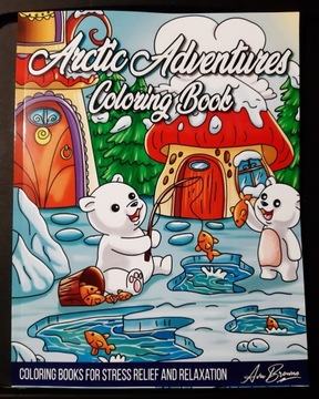 Kolorowanka dla dzieci Arctic Adventures, A4