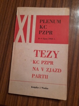 Tezy KC PZPR na V zjazd Partii