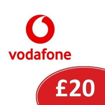 Doładowanie Vodafone 20 GBP kod Anglia UK