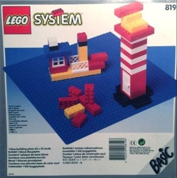 LEGO 819 (3811) Blue Sea Plate 32x32 (1991)