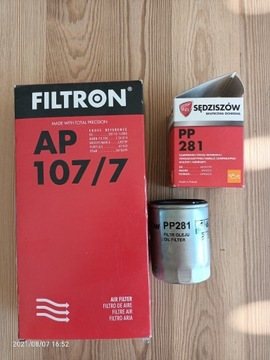 Filtr oleju i powietrza HYUNDAI i20 AP107/7  PP281