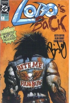 Simon Bisley - komiks - Lobo - autograf