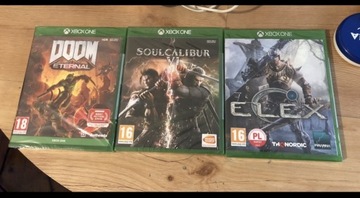 Doom Eternal, Elex, Soul Calibur VI Xbox One Nowa