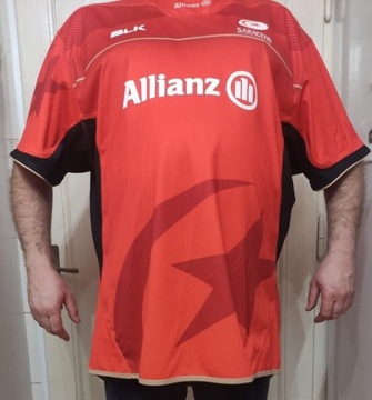 Saracens BLK Alianz koszulka rugby  7 XL nowa