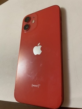 iPhone 12 mini red Zablokowany/uszkodzony aukcja