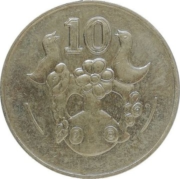 Cypr 10 cents 1994, KM#56.3