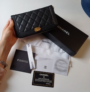 Luxusowy portfel damski Chanel