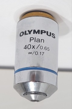 Obiektyw mikroskopu Olympus Plan 40x/0,65