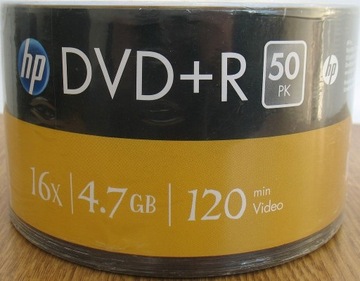 HP DVD+R sztuk 100. Koperty.