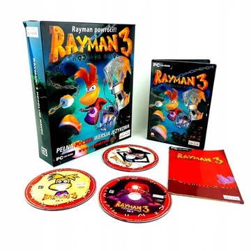 RAYMAN 3 III BIG BOX KOLEKCJONERSKI WYDANIE PC PL