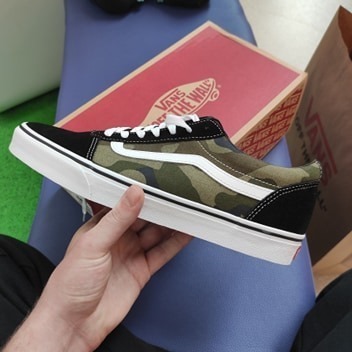 Nowe Oryginalne Buty Vans Ward Camo (Old Skool)