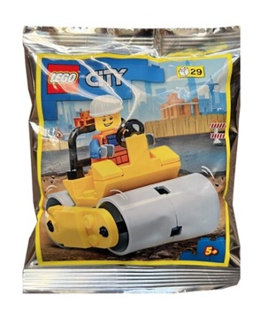 LEGO City Minifigure Polybag - Worker with Road Roller #952210