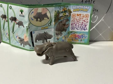 Kinder-niespodzianka Natoons Animals hipopotam
