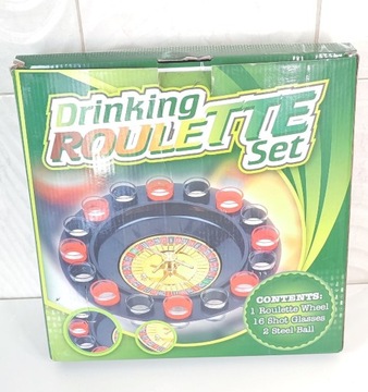 Gra imprezowa ruletka alkoholowa 16 kieliszków 