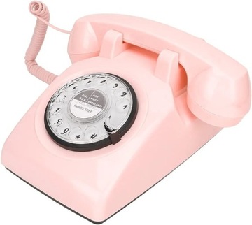 Telefon stacjonarny, klasyczny design obrotowy