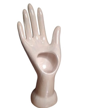 Ceramiczna perłowa dłoń 