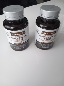 Singularis Ashwagandha forte 620mg, 2x po 60 kapsułek