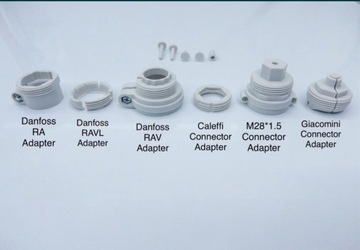 Adaptery do gtowic termostatycznych ogrzewania