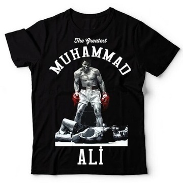 Koszulka XL Muhammad Ali boks tshirt czarna boxing