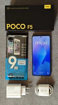Poco Pocophone Xiaomi F5 12/256Gb 5G Amoled 120Hz Niebieski Gwarancja