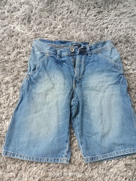 Krótkie spodenki jeansowe H&M r.158