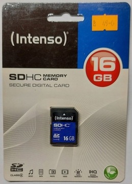 Karta pamięci Intenso 16GB SDHC nowa