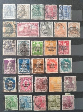 Stare Niemieckie znaczki + klaser