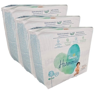 Pieluszki pampersy Pampers Harmonie 3 | 93 szt.