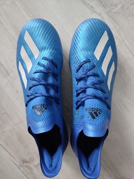 Buty piłkarskie korki, lanki X 19.1 SG Adidas. 