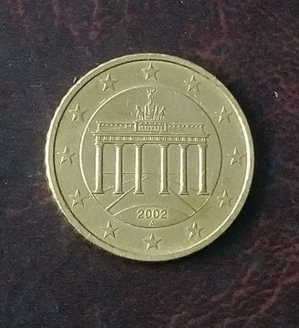 50 euro cent NIEMCY 2002 A 