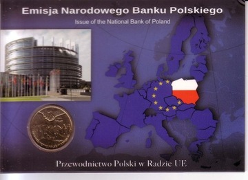 blister 2 zł 2011 Przewodnictwo Polski  UE 