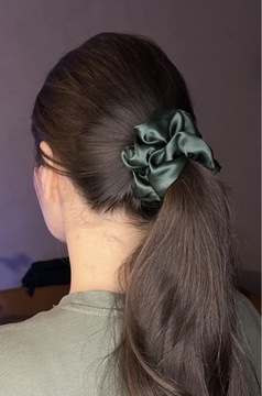 Scrunchie gumka do włosów 100% jedwab