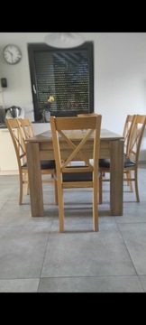 Stół z krzesłami 6 szt.