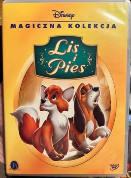 Lis i Pies DVD Disney Magiczna Kolekcja UNIKAT