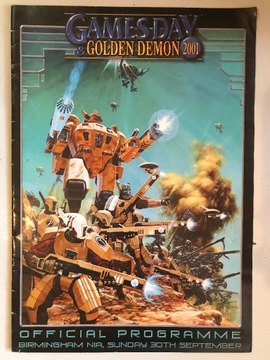 Games day golden demon 2001 official programme broszura